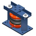 SSLR-MT - Welded Restrained Twin Sphere Air Spring Mounts